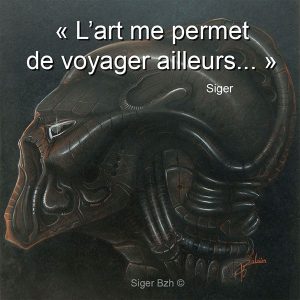 L'art me permets de voyager ailleurs...