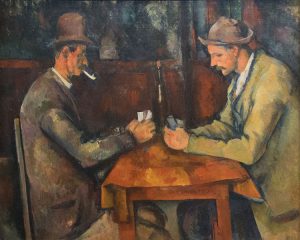 Peinture de Paul Cézanne - Les joueurs de cartes
